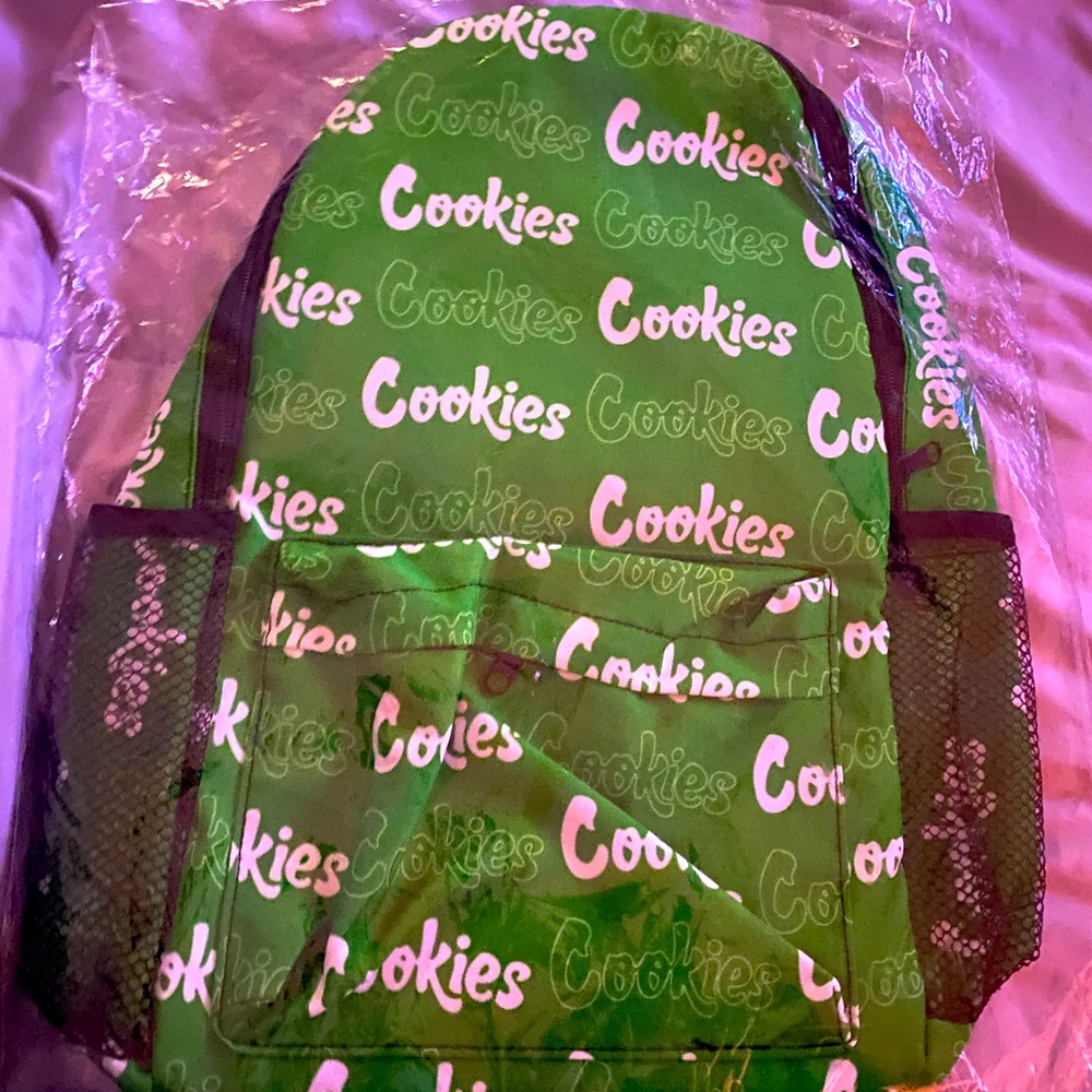 Green cookies backpack